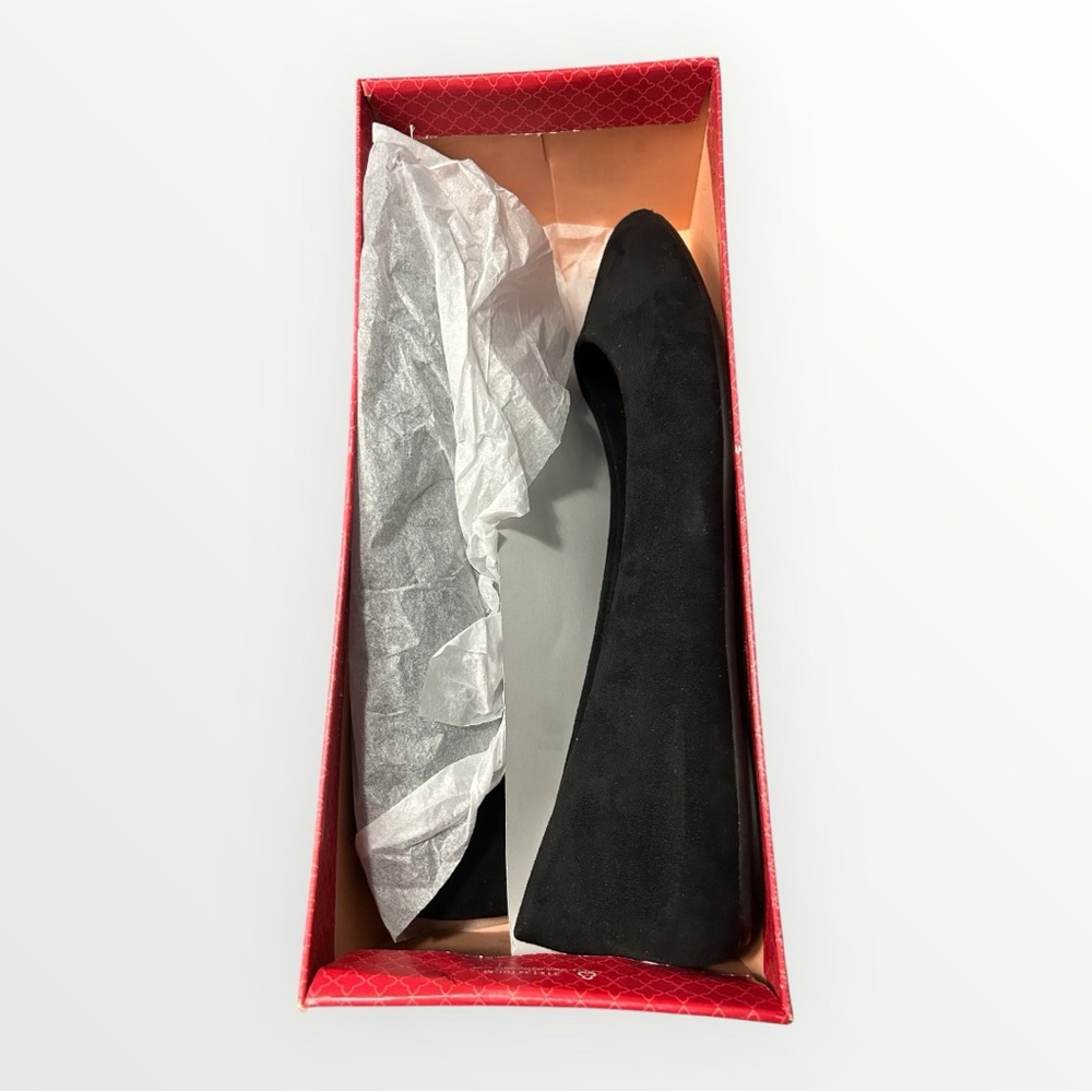 Black Suede Women's Flats by Kelly & Katie - Picture 2 of 3